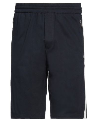 Paolo Pecora Man Shorts & Bermuda Shorts Midnight Blue Size 38 Cotton, Elastane
