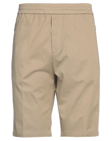 Paolo Pecora Man Shorts & Bermuda Shorts Khaki Size 36 Cotton, Elastane In Beige