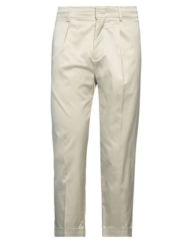 Paolo Pecora Man Pants Beige Size 36 Viscose, Cotton, Elastane