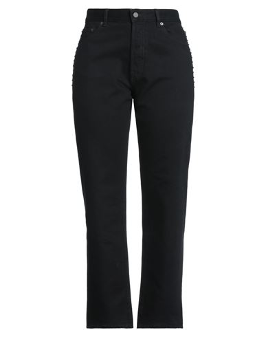 Shop Valentino Garavani Woman Jeans Black Size 32 Cotton