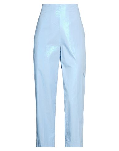 Jucca Woman Pants Light Blue Size 2 Cotton