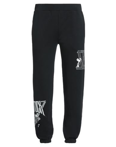 Iceberg Man Pants Black Size L Cotton, Polyester In Black