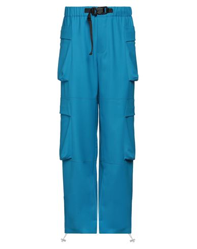 Shop Bonsai Man Pants Azure Size M Virgin Wool, Elastane In Blue