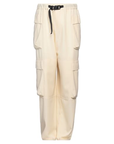 Shop Bonsai Man Pants Cream Size Xl Virgin Wool, Elastane In White