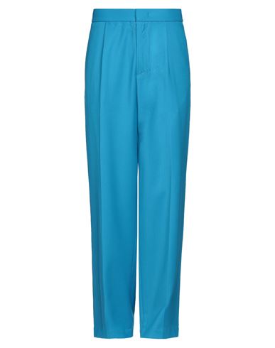 Bonsai Man Pants Azure Size L Virgin Wool, Elastane In Blue