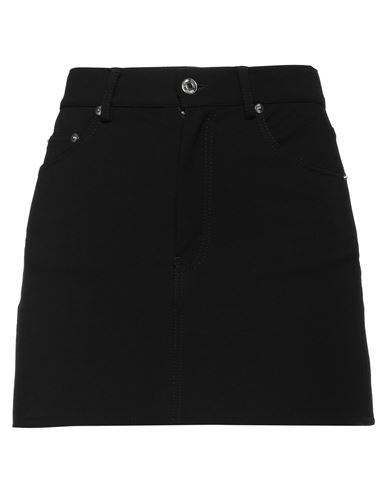 Grifoni Woman Mini Skirt Black Size 28 Viscose, Polyamide, Elastane In Black