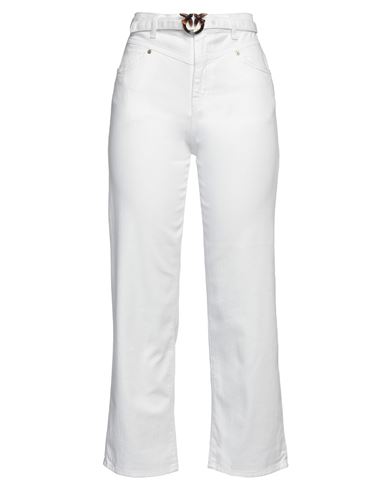 Pinko Woman Jeans White Size 25 Cotton, Elastane