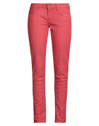 Tramp Woman Jeans Tomato Red Size 28 Cotton, Polyester, Elastane