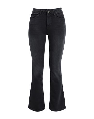 Only Woman Jeans Black Size L-30l Cotton, Elastomultiester, Elastane