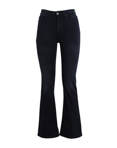 Only Woman Jeans Black Size Xs-32l Cotton, Elastomultiester, Elastane