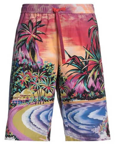 Dolce & Gabbana Man Shorts & Bermuda Shorts Mauve Size 36 Cotton In Purple
