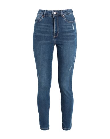Vero Moda Woman Jeans Blue Size M-30l Cotton, Polyester, Viscose, Elastane
