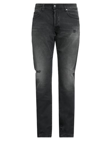 14bros Man Jeans Black Size 34 Cotton, Elastane, Polyester