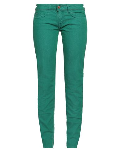 Tramp Woman Jeans Emerald Green Size 29 Cotton, Polyester, Elastane