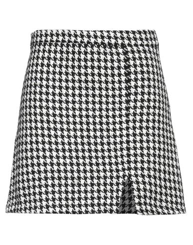 Vanessa Scott Woman Mini Skirt Black Size M Polyester, Wool