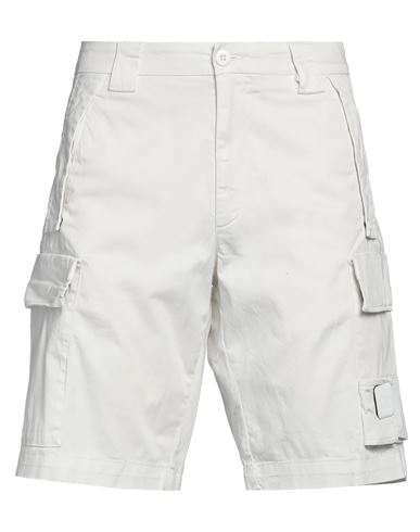 C.p. Company C. P. Company Man Shorts & Bermuda Shorts White Size 30 Cotton, Elastane