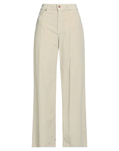 Cigala's Woman Pants Beige Size 32 Cotton, Modal, Polyester, Elastane In Neutral