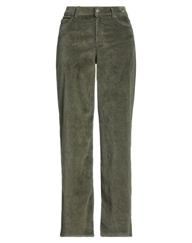 Cigala's Woman Pants Military Green Size 29 Cotton, Modal, Polyester, Elastane