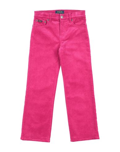 Polo Ralph Lauren Babies'  Toddler Girl Pants Fuchsia Size 4 Cotton, Elastane In Pink