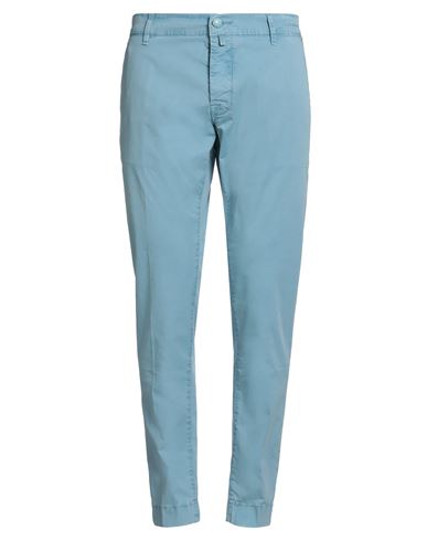 Jacob Cohёn Man Pants Sky Blue Size 35 Cotton, Elastane