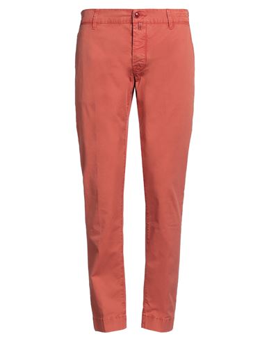 Jacob Cohёn Man Pants Rust Size 33 Cotton, Elastane In Red