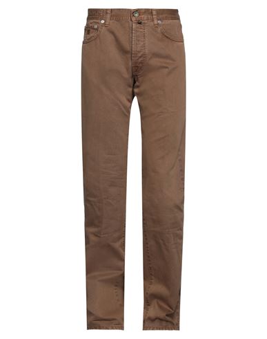 Jacob Cohёn Man Pants Brown Size 34 Cotton