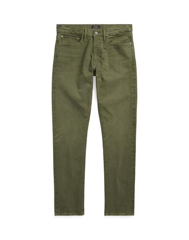 Shop Polo Ralph Lauren Sullivan Slim Stretch Jean Man Jeans Military Green Size 30w-34l Cotton, Elastane