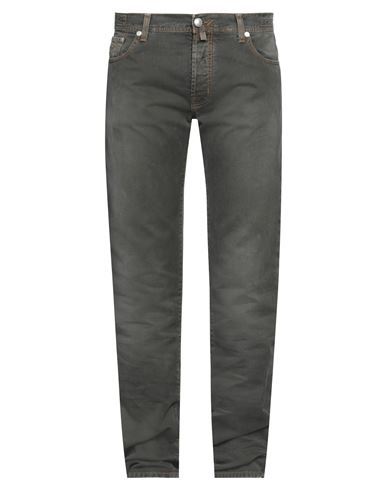 Jacob Cohёn Man Jeans Dark Green Size 36 Cotton