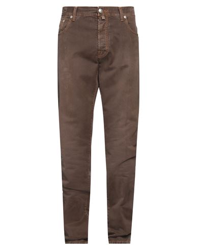 Jacob Cohёn Man Jeans Brown Size 32 Cotton