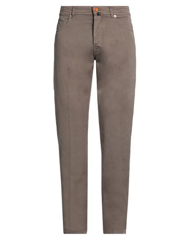 Jacob Cohёn Man Jeans Khaki Size 36 Cotton, Elastane In Beige