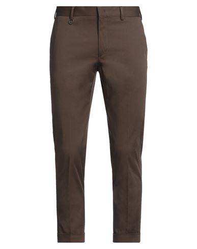 BE ABLE BE ABLE MAN PANTS BROWN SIZE 38 COTTON, ELASTANE