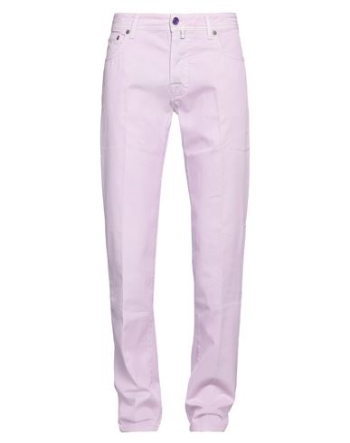Shop Jacob Cohёn Man Pants Light Purple Size 35 Cotton