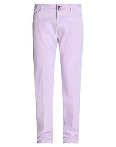 Jacob Cohёn Man Denim Pants Lilac Size 37 Cotton In Purple