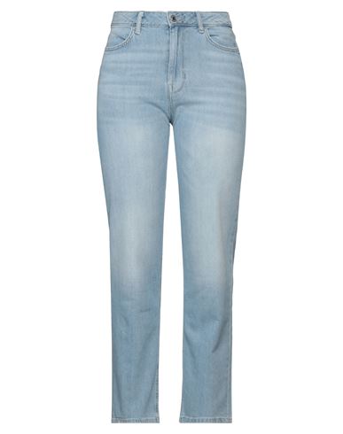 Guess Woman Jeans Blue Size 25w-32l Recycled Cotton, Recycled Polyester, Elastane