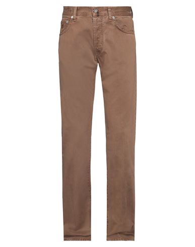Shop Jacob Cohёn Man Pants Brown Size 32 Cotton