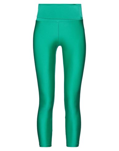 Simona Corsellini Woman Leggings Emerald Green Size 4 Polyamide, Elastane