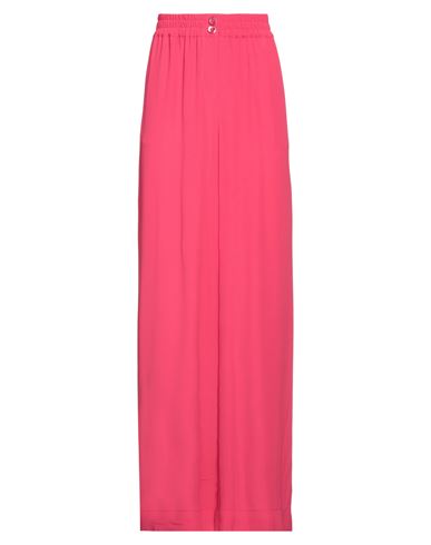 Semicouture Woman Pants Fuchsia Size 8 Acetate, Silk In Pink