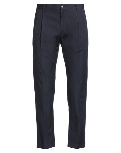 Dolce & Gabbana Man Pants Navy Blue Size 38 Cotton