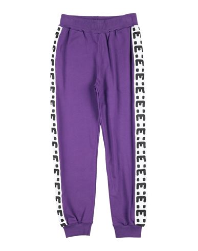 Elettra Lamborghini Toddler Girl Pants Purple Size 6 Cotton In Purple