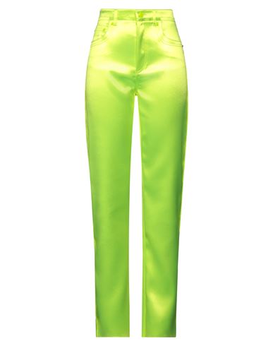 Sportmax Woman Pants Acid Green Size 6 Polyester