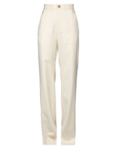 Vivienne Westwood Woman Pants Beige Size 6 Virgin Wool, Cotton