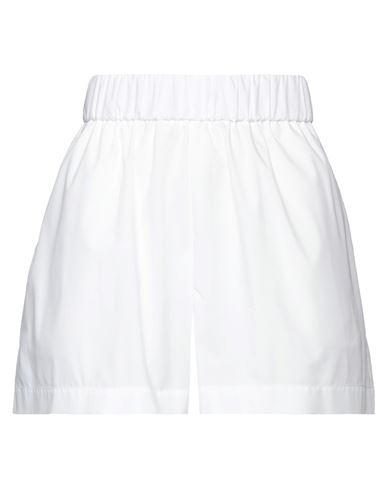Red Valentino Woman Shorts & Bermuda Shorts White Size 2 Cotton, Polyester
