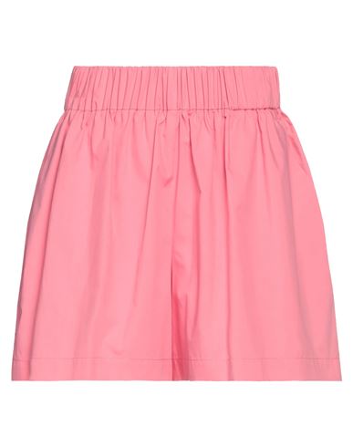 RED VALENTINO RED VALENTINO WOMAN SHORTS & BERMUDA SHORTS PINK SIZE 2 COTTON, POLYESTER
