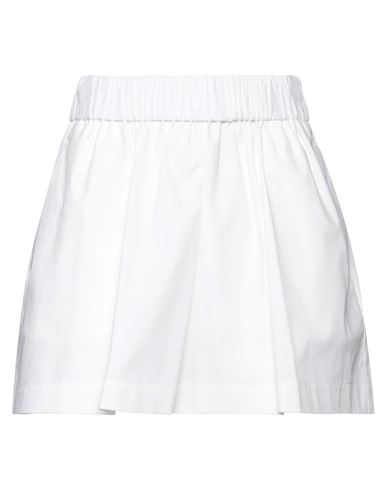 Red Valentino Woman Shorts & Bermuda Shorts White Size 4 Cotton, Elastane