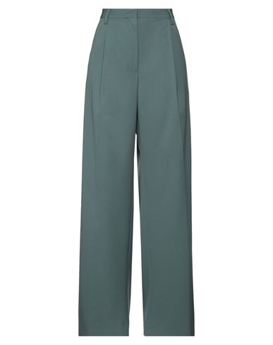 Dries Van Noten Woman Pants Green Size 6 Polyester, Wool