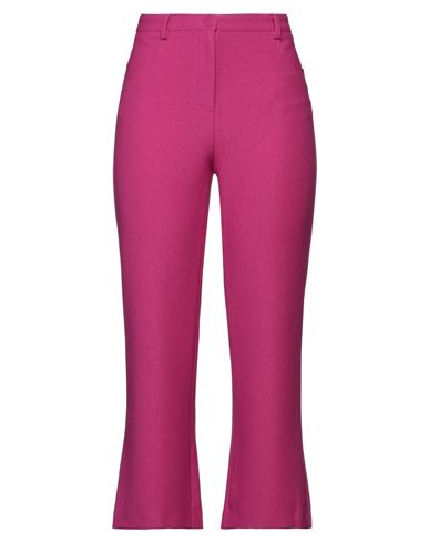 Marani Woman Pants Fuchsia Size 8 Polyester, Viscose, Elastane In Pink