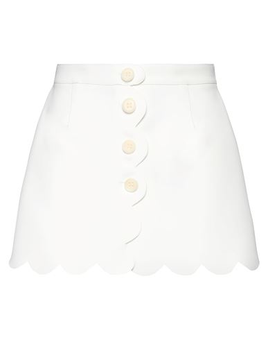 Red Valentino Woman Shorts & Bermuda Shorts White Size 00 Polyester
