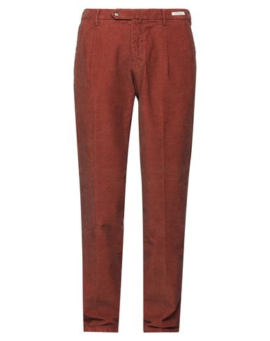 L.b.m 1911 L. B.m. 1911 Man Pants Rust Size 38 Cotton, Elastane In Red