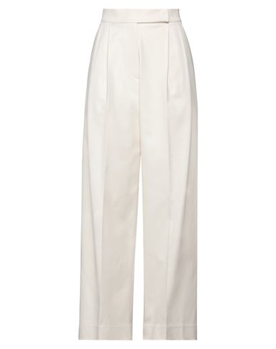 Brunello Cucinelli Woman Pants Ivory Size 2 Cotton, Elastane In White