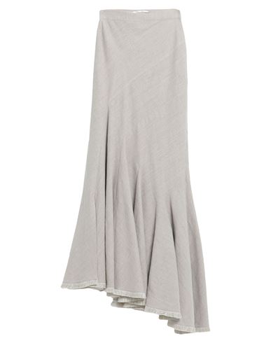 Max Mara Woman Long Skirt Sand Size 8 Linen In Beige